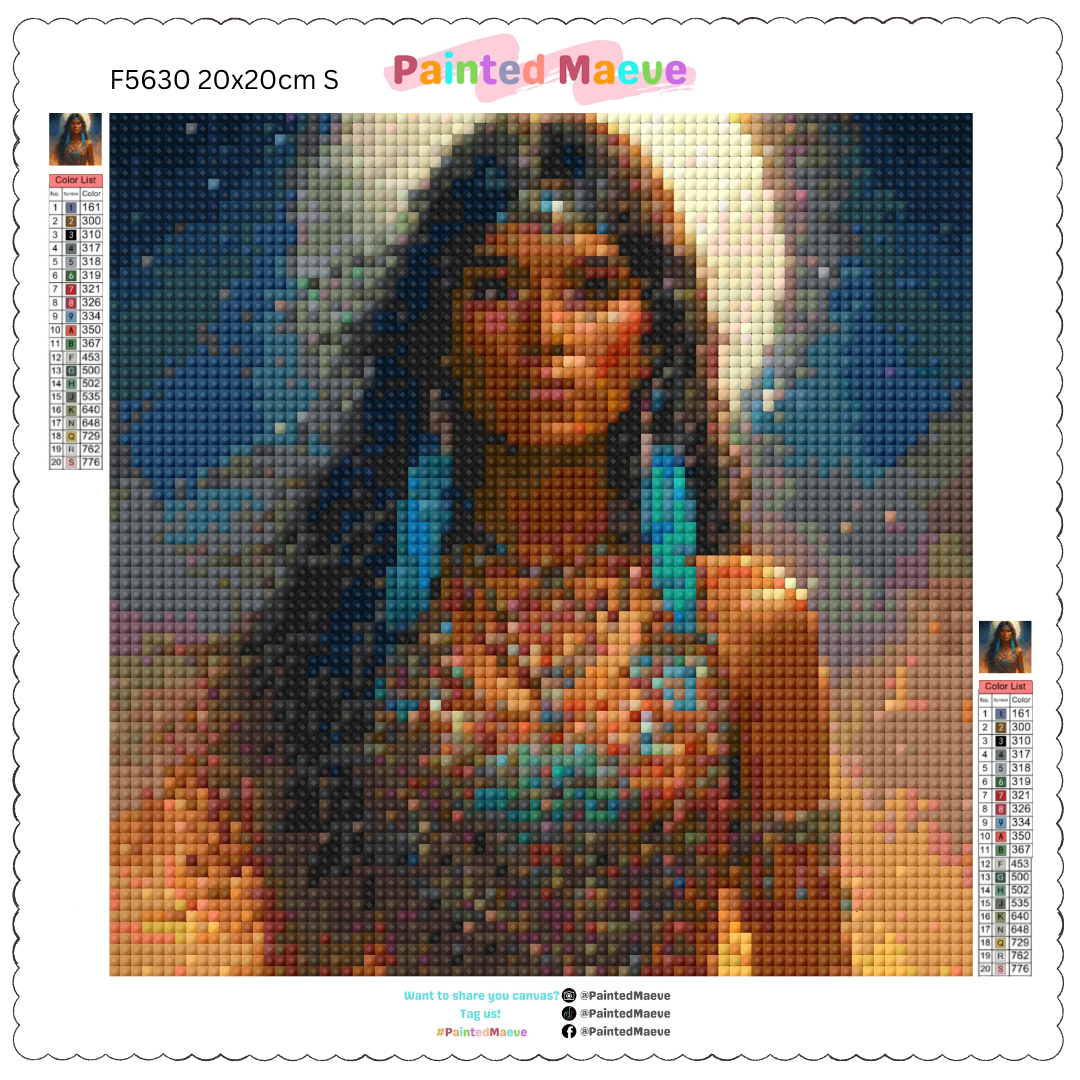 Indiginous Beauty: Diamond Painting Collection