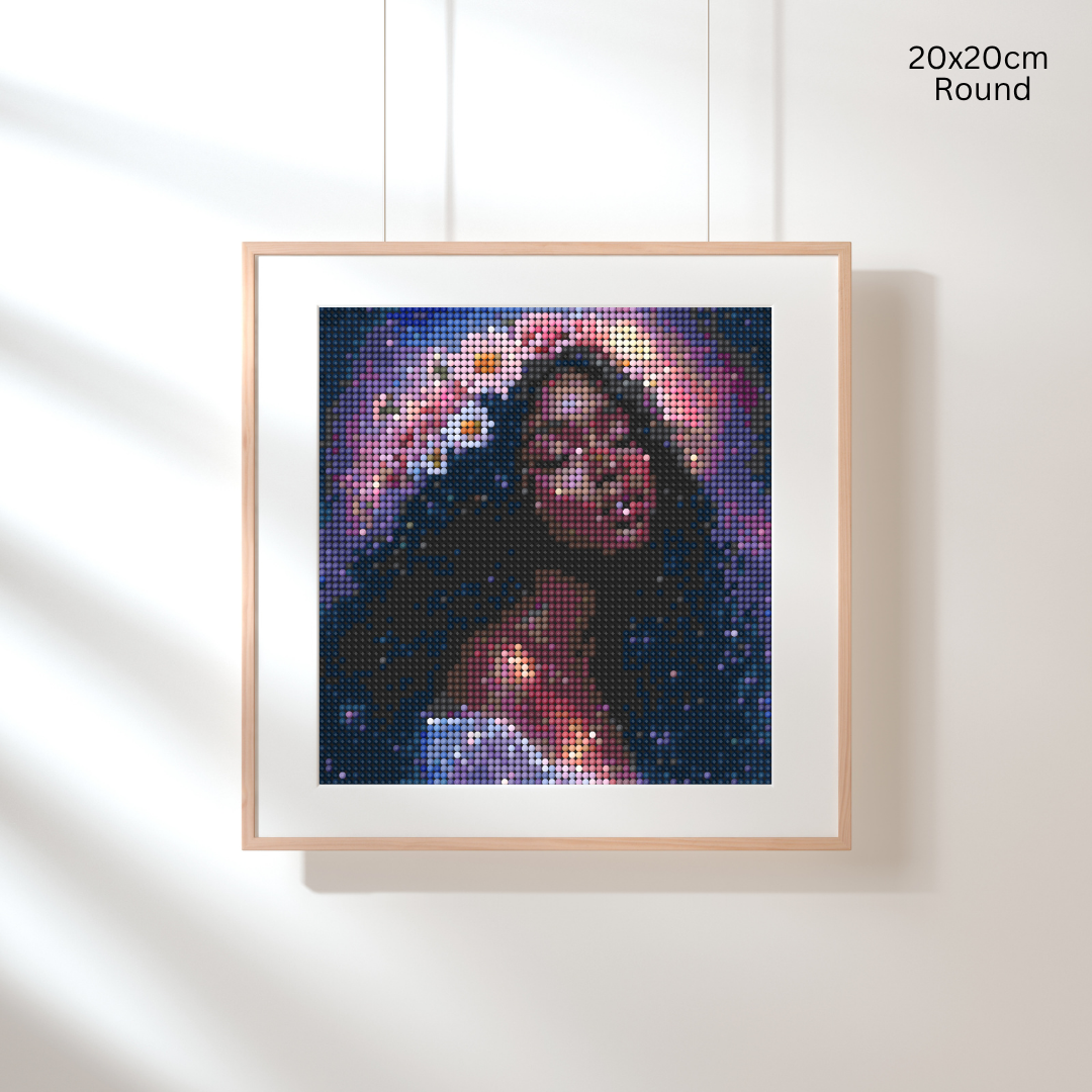 Floral Crown Goddess: Diamond Painting Collection