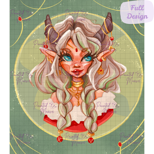 Christmas Elf: Hand-Rendered Diamond Painting