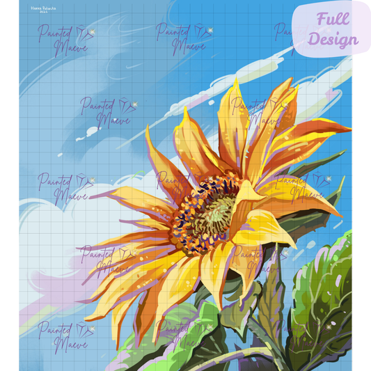 Where Sunflowers Grow: Hand-Rendered Diamond Painting