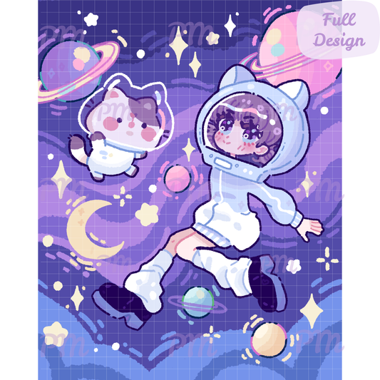 Intergalactic Cuties: Hand-Rendered Diamond Painting Collection