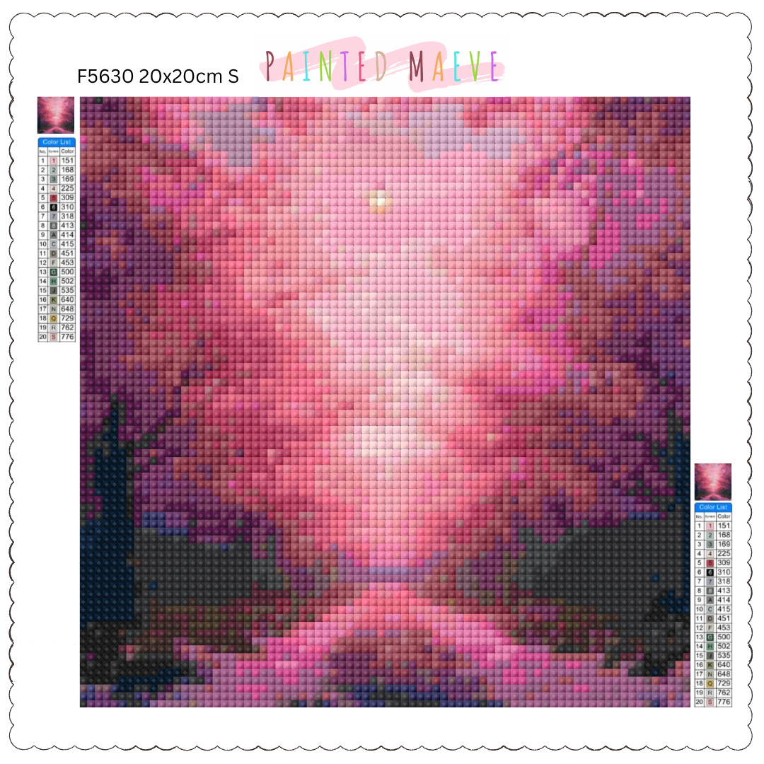 Cherry Blossom Stroll: Diamond Painting Collection