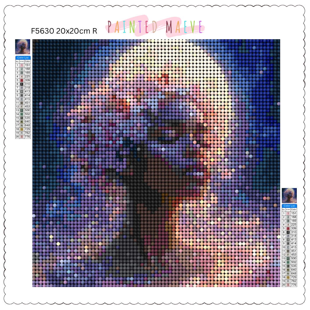 Pink Rose Deity: Diamond Painting Collection