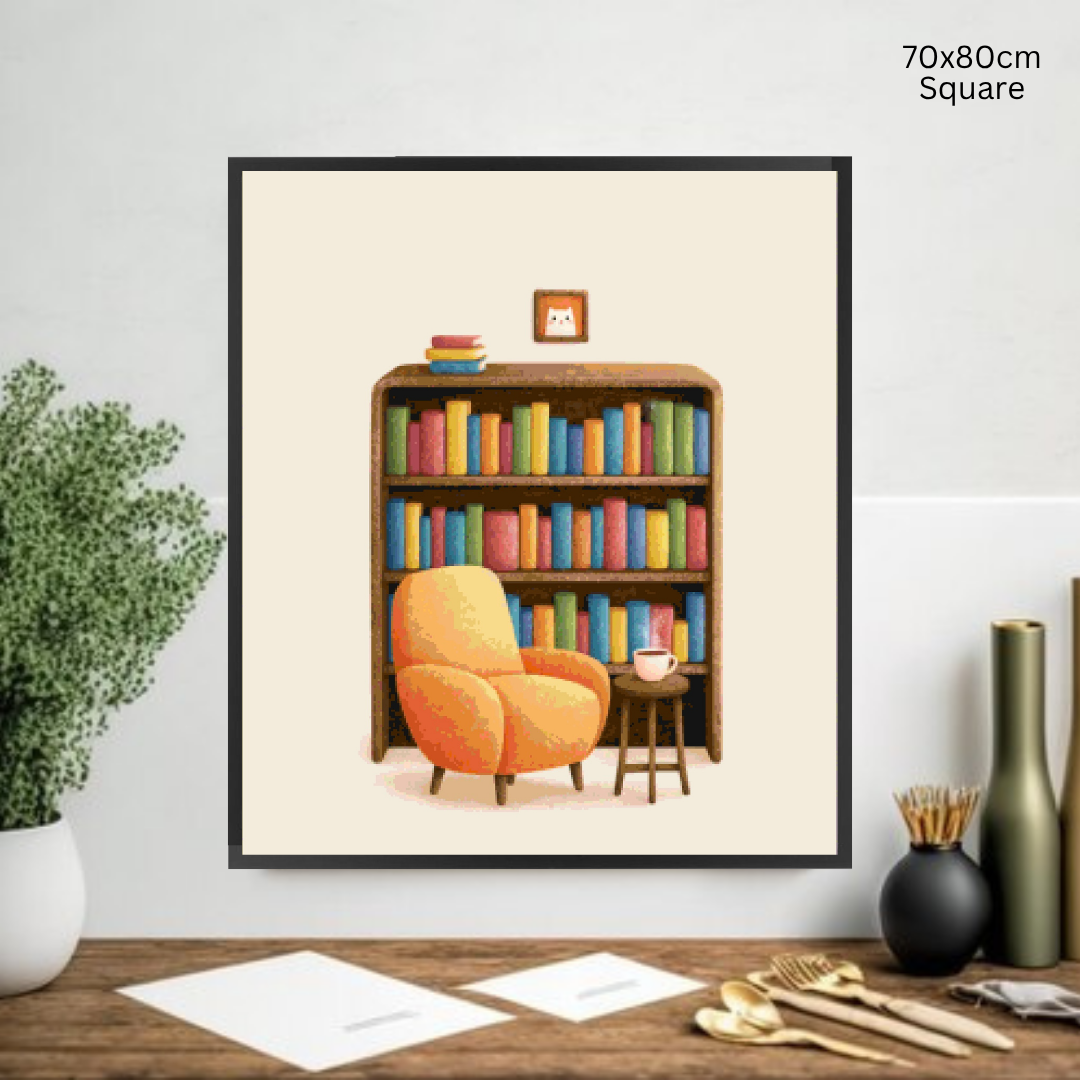 Chapters and Comfort: Diamond Painting Collection