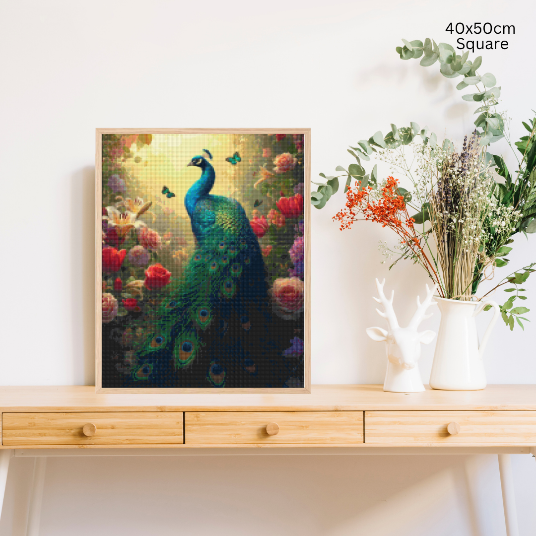 Regal Plumage: Diamond Painting Collection