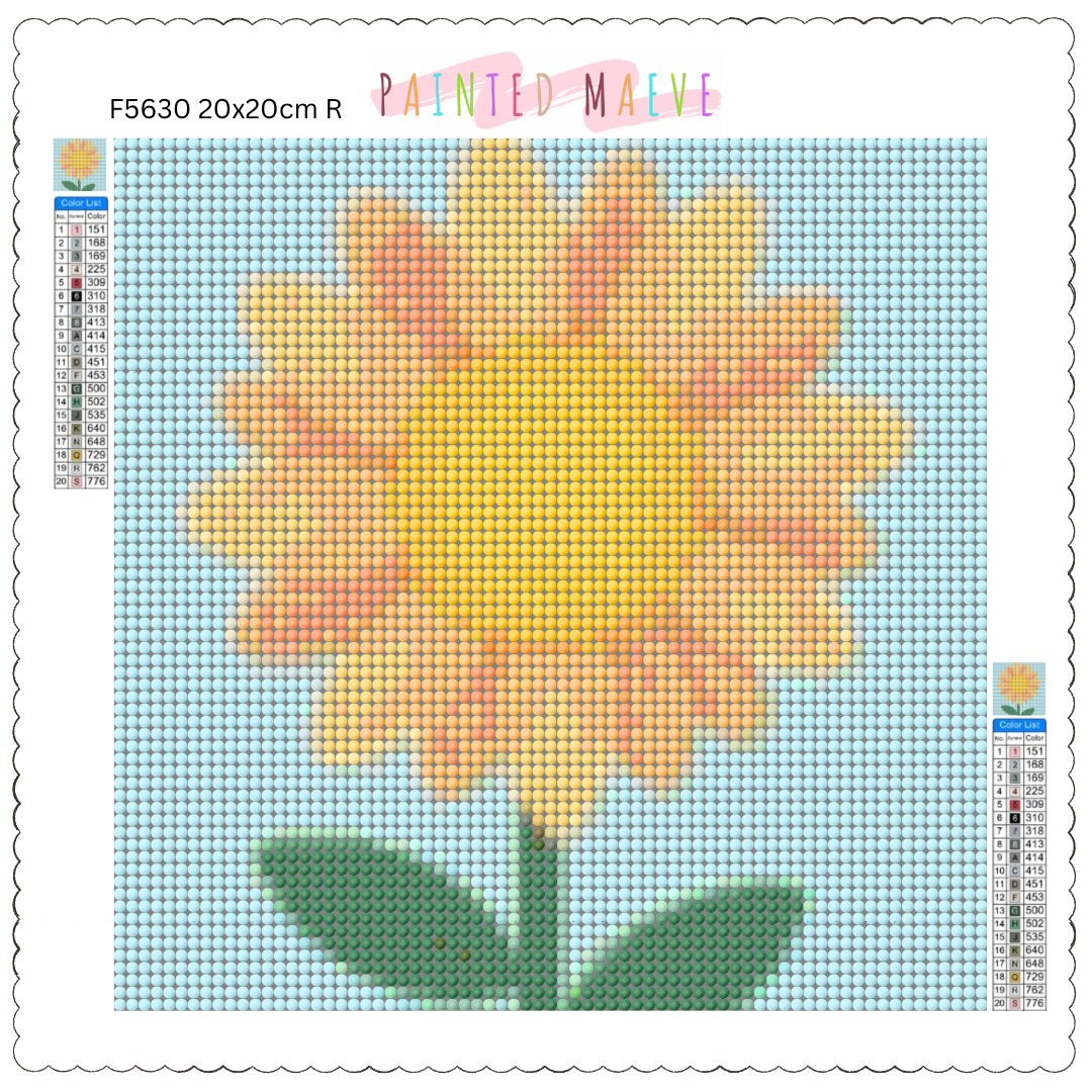 Sunny Petals: MINI Diamond Painting Collection