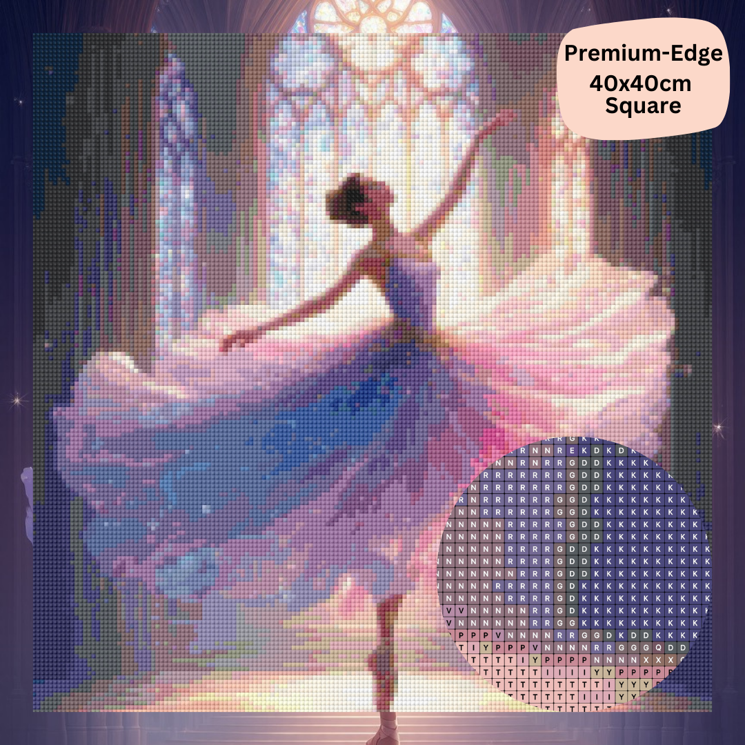 Stained Glass Relevé: Diamond Painting Collection