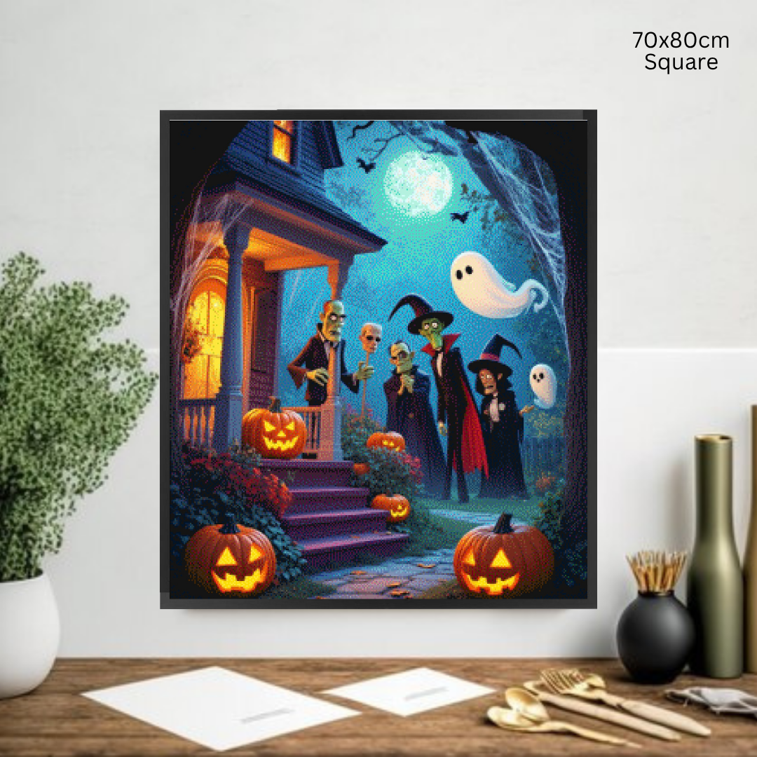 Monsters of Halloween: Diamond Painting Halloween Collection