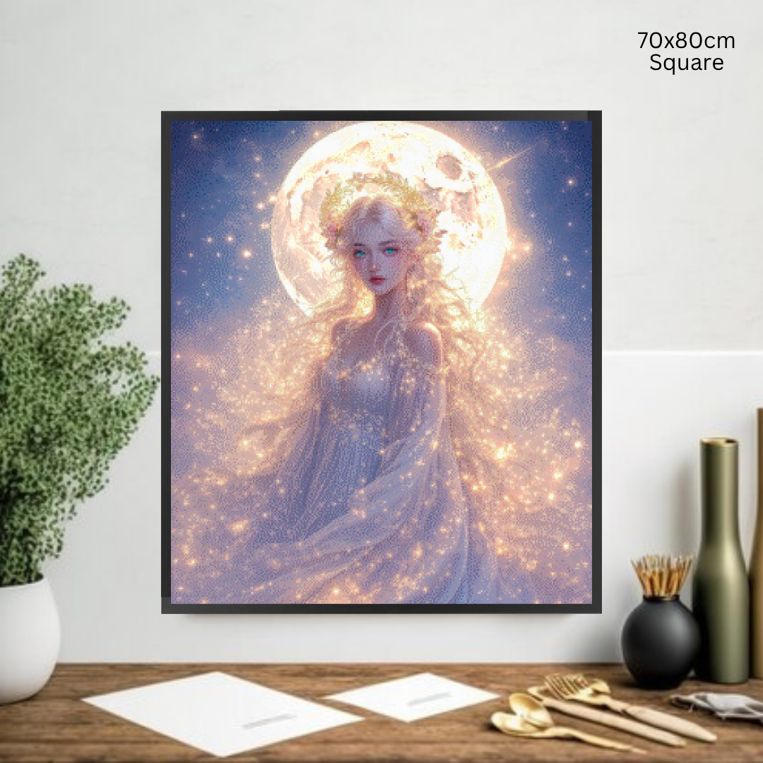 Moonlight Beauty: Diamond Painting Collection