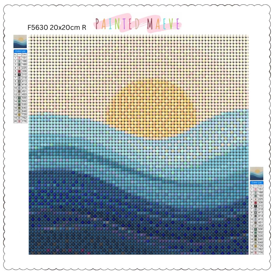 Sunny Horizon: MINI Diamond Painting Collection