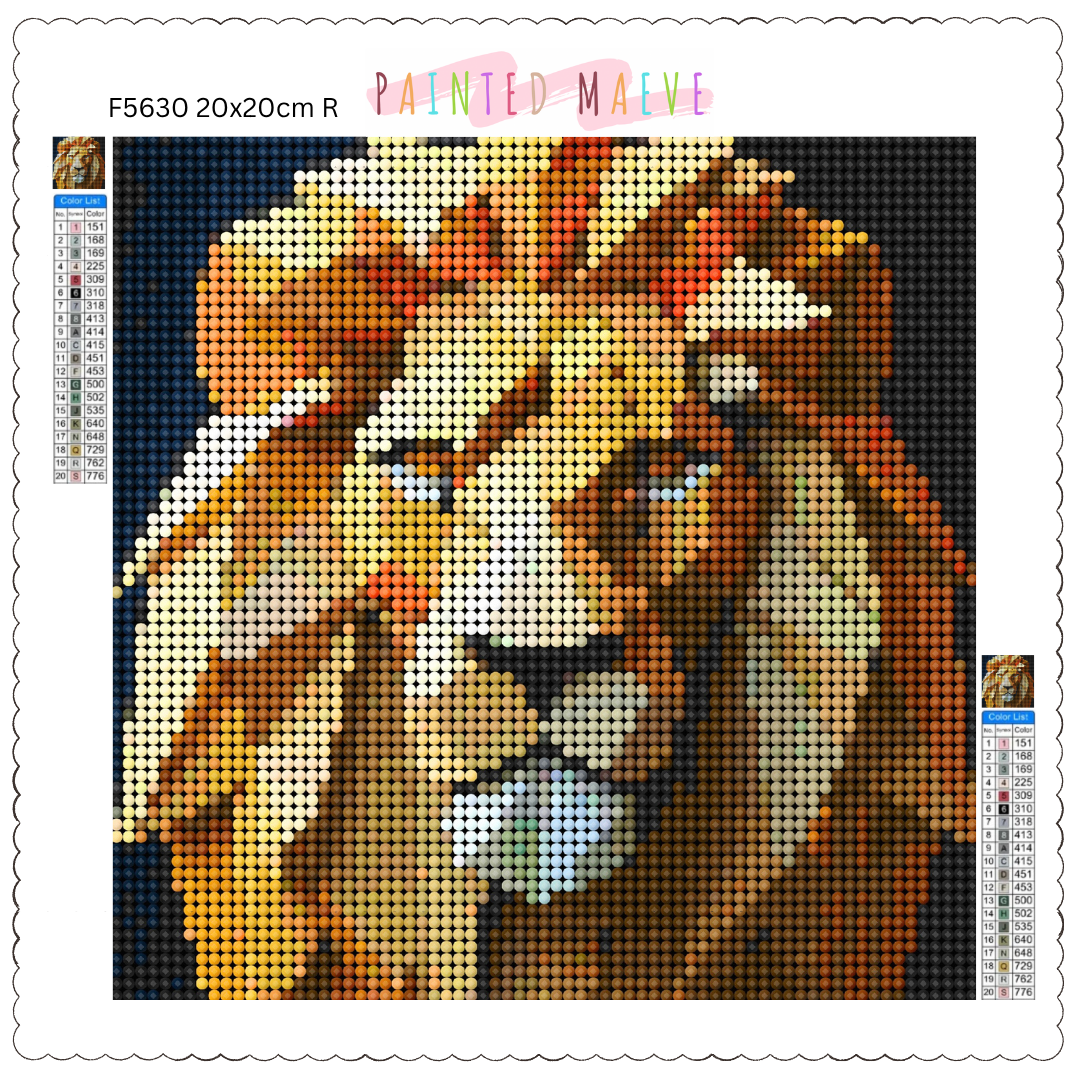 Lion’s Mane: Diamond Painting Collection