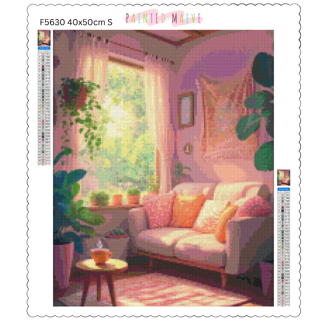 Sunlit Comfort: Diamond Painting Collection