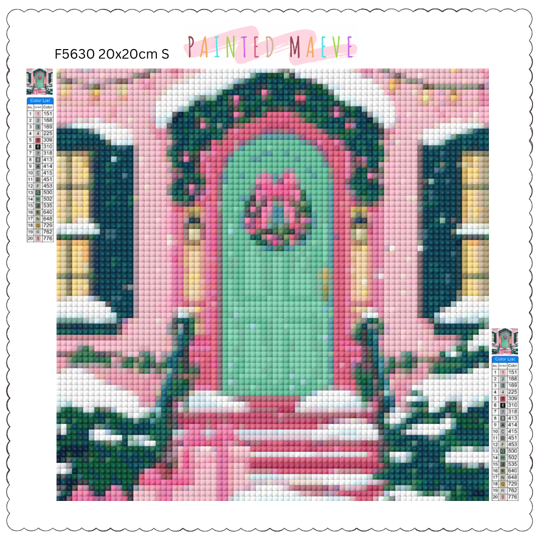 Pinky Present Porch: Diamond Painting Christmas Collection