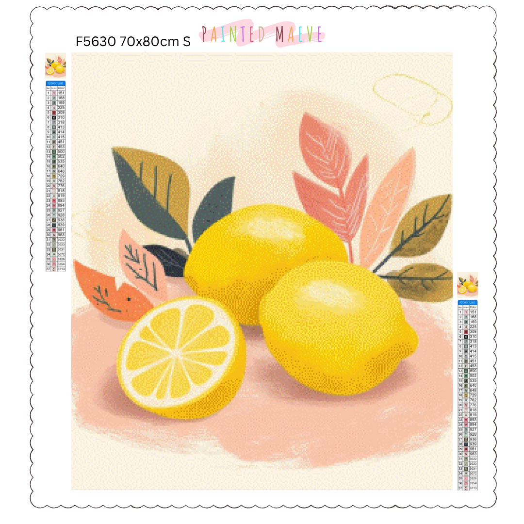 Lemon Delight: Diamond Painting Collection