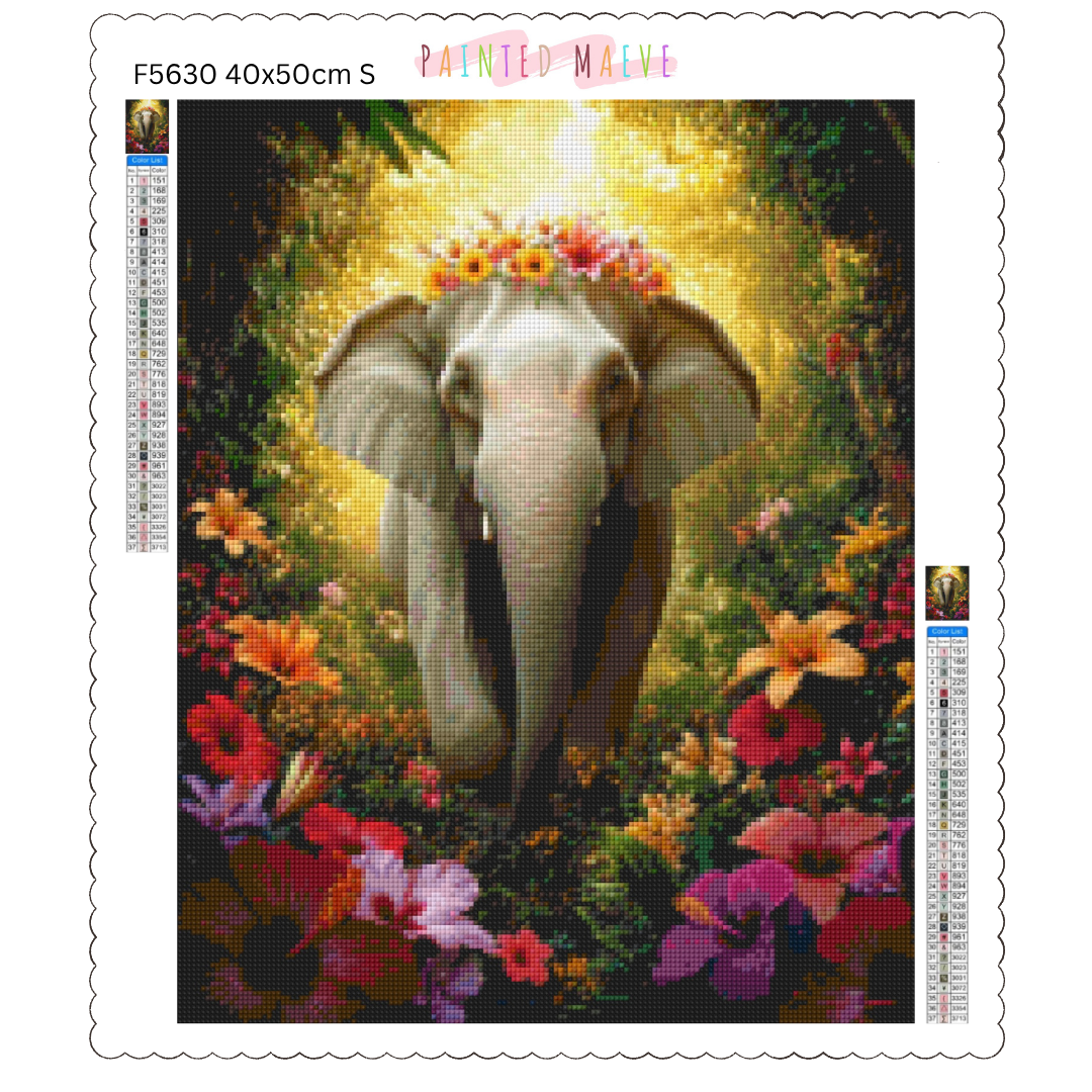 Blossoming Grace: Diamond Painting Collection