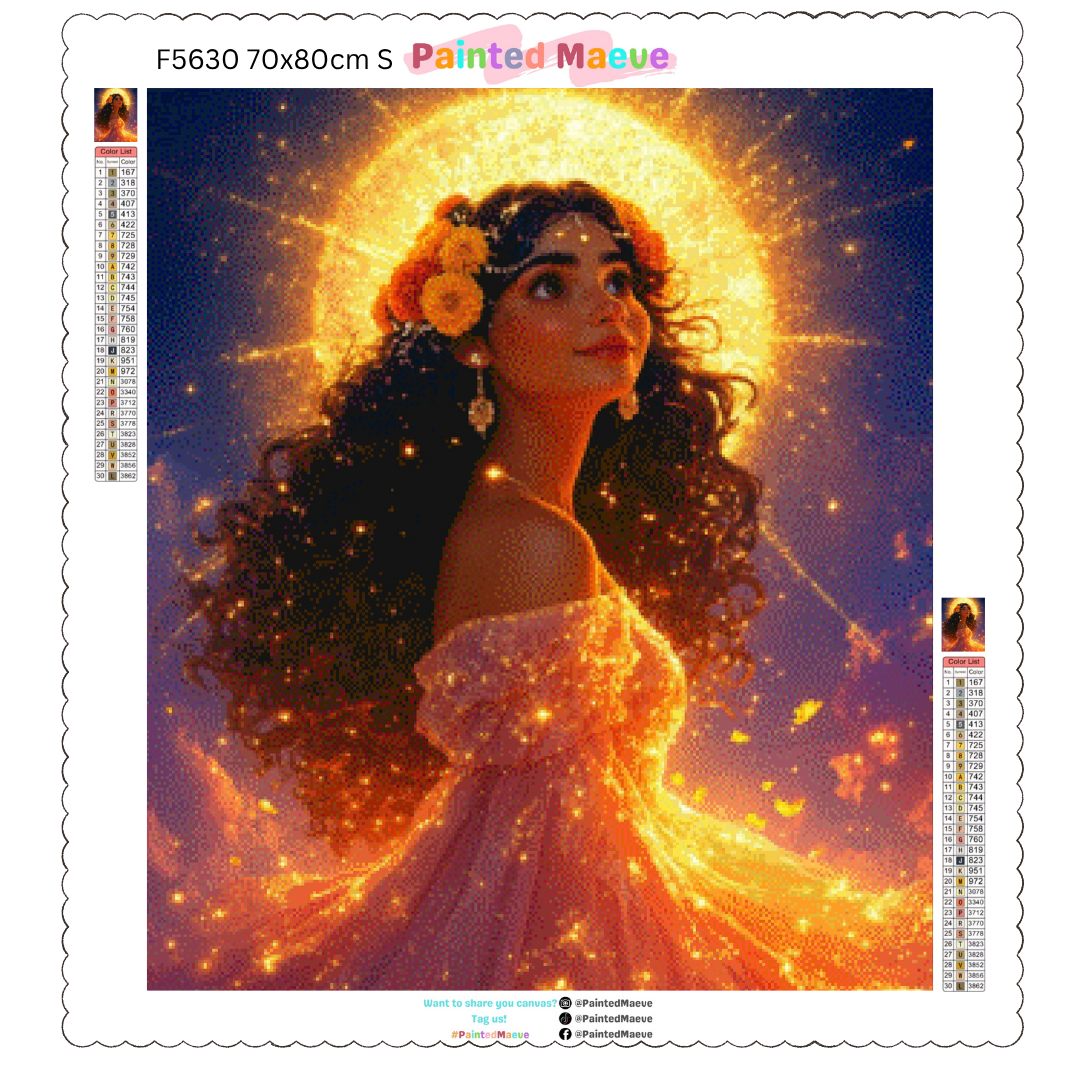 Ethereal Latina: Diamond Painting Collection