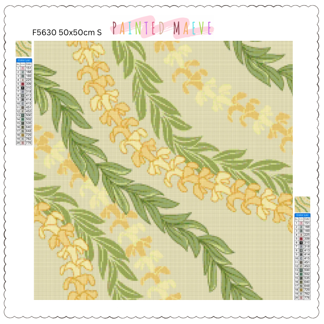 Puakenikeni Lei: Diamond Painting Collection