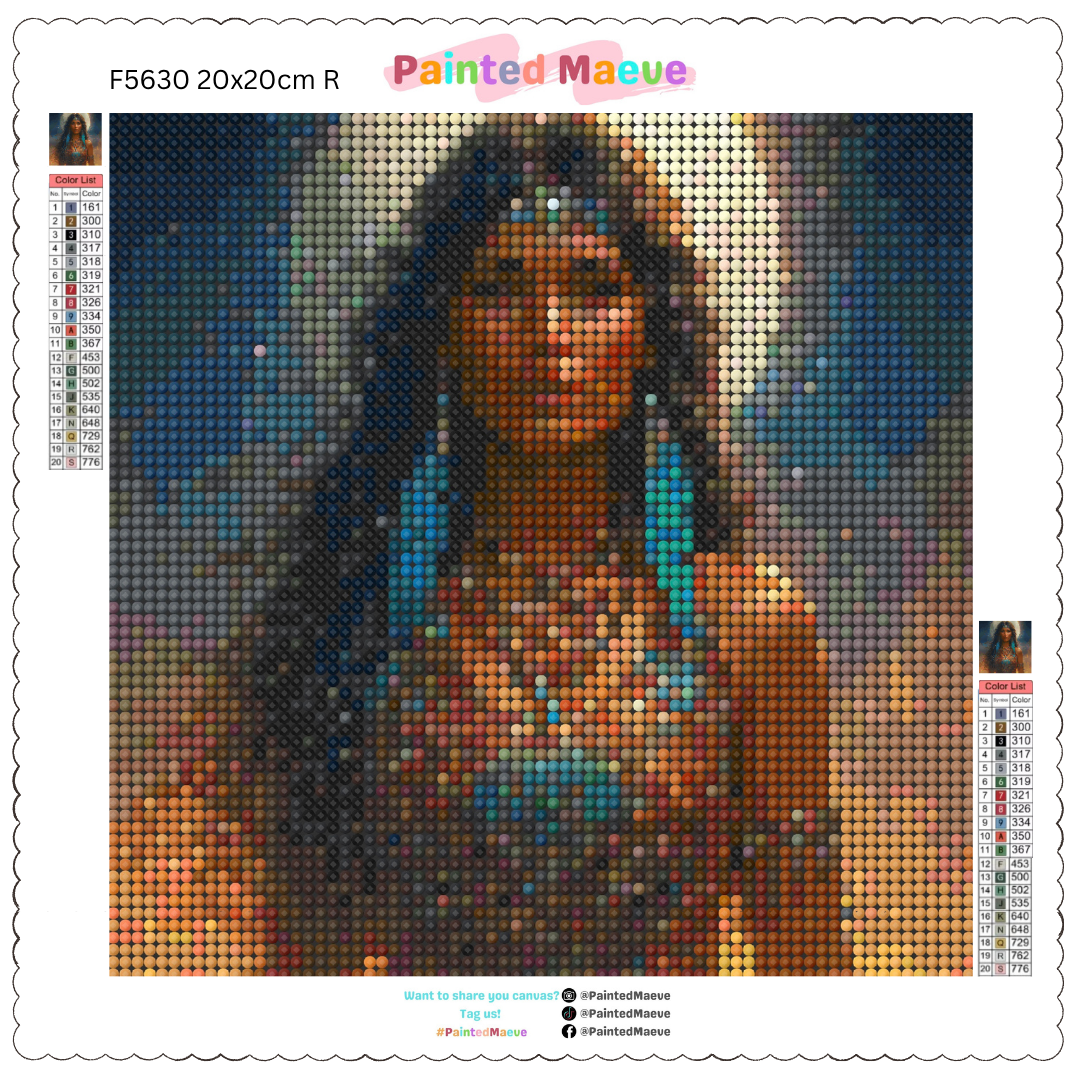 Indiginous Beauty: Diamond Painting Collection