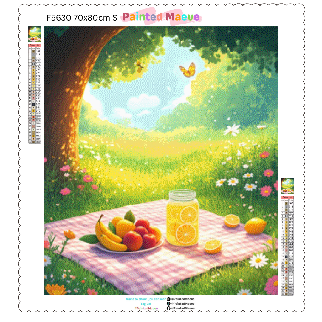 Picnic in the Meadow: Diamond Painting Collection