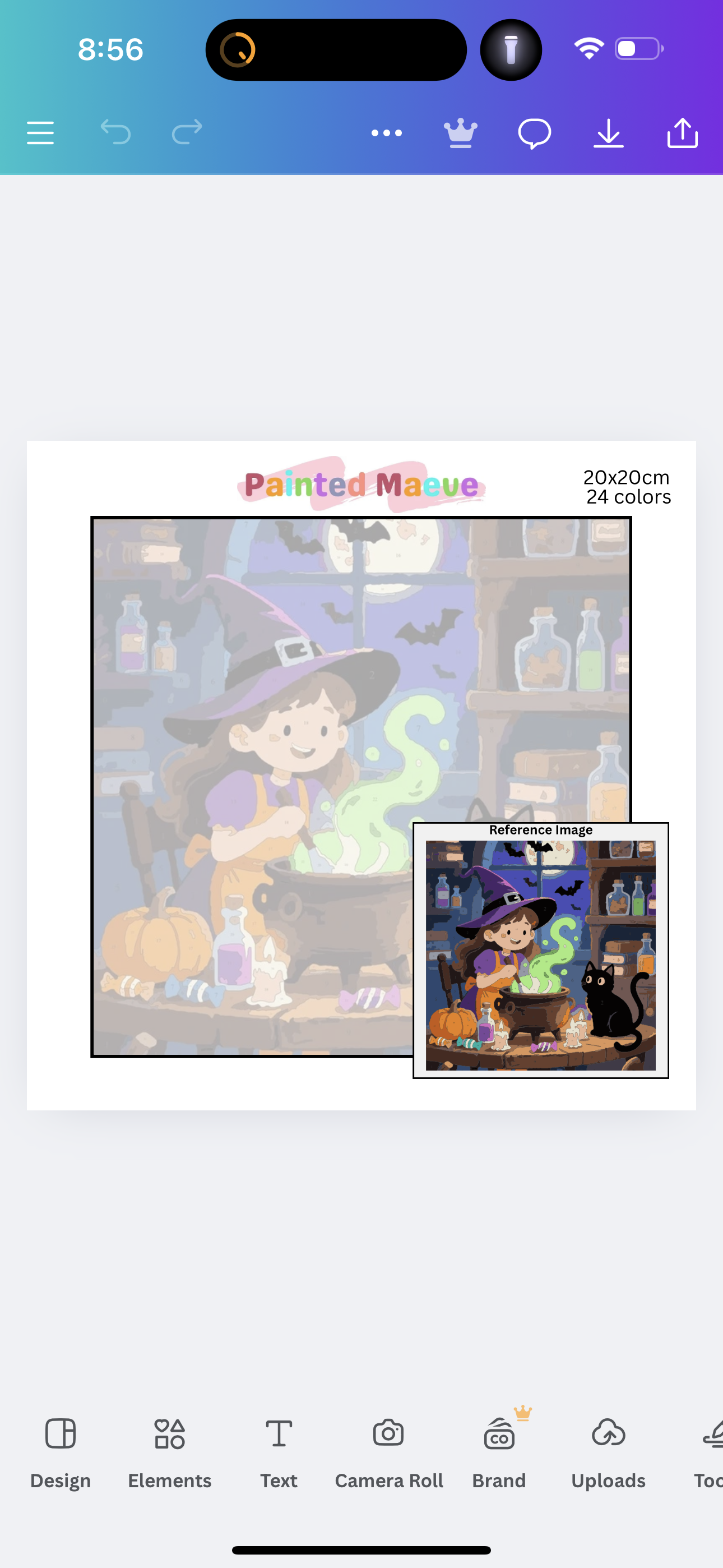 Potion & Purrs: Paint-by-Number Halloween Collection (24/36/48 colors | No Frame)