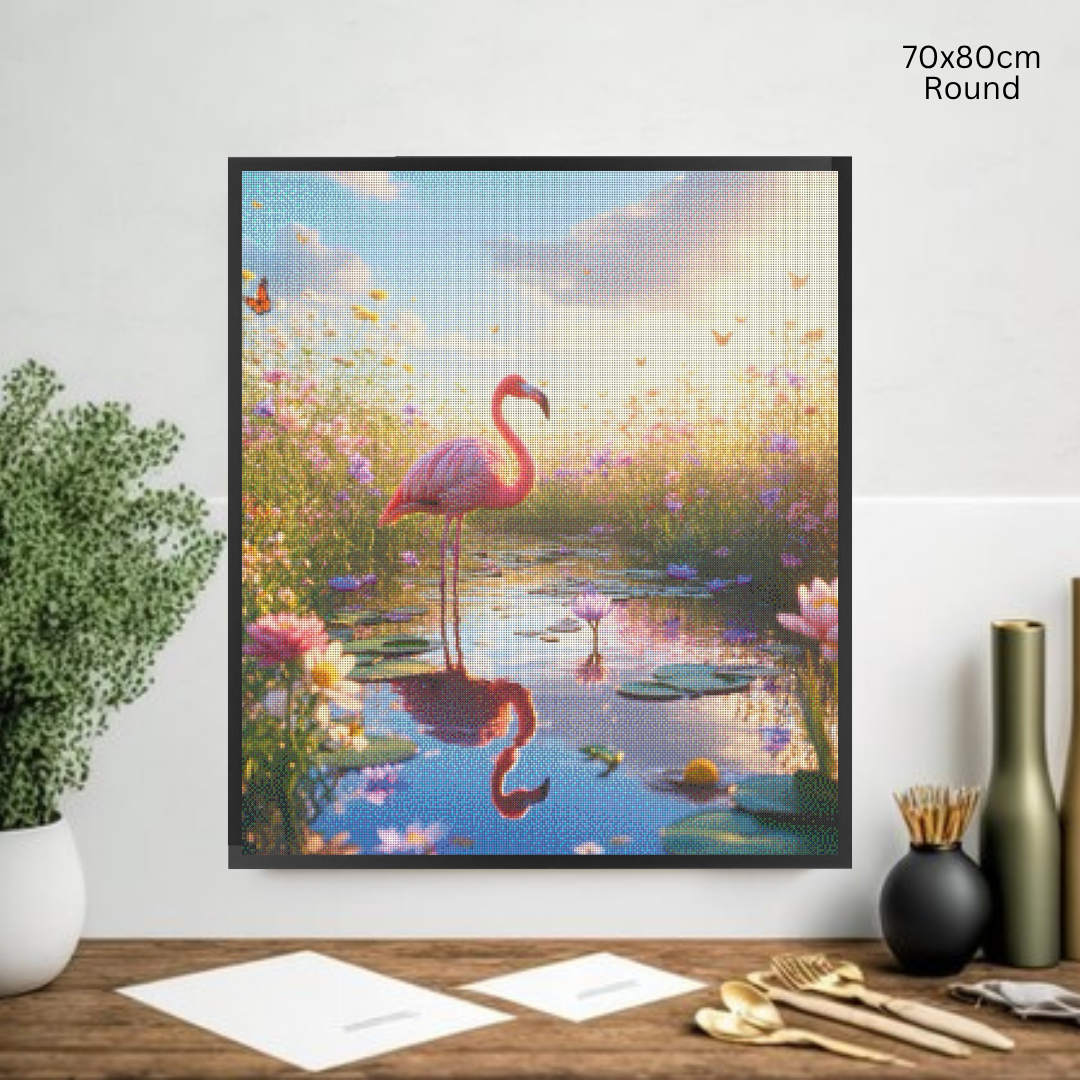 Flamingo Dance: Diamond Painting Collection