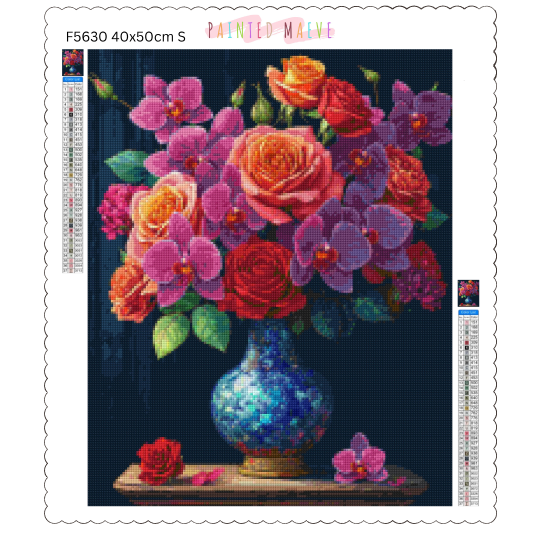 Timeless Bouquet: Diamond Painting Collection