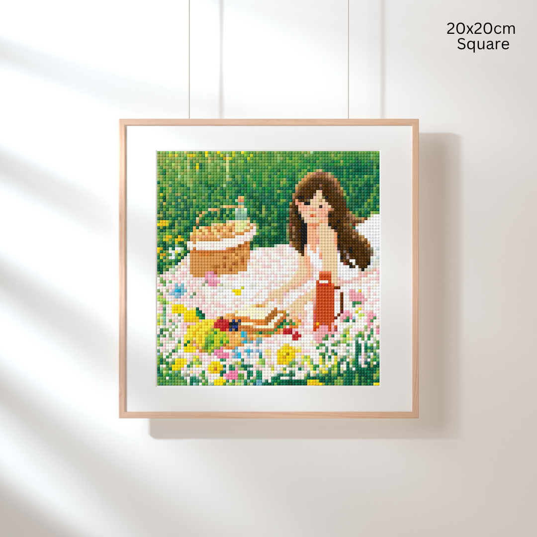 Sunny Picnic Bliss: Diamond Painting Collection