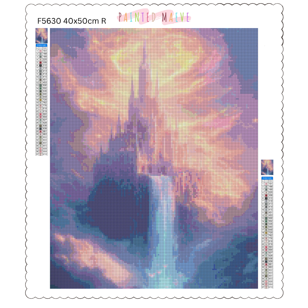 Castle in the Sky: Diamond Painting Collection