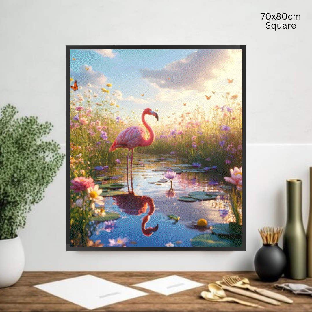 Flamingo Dance: Diamond Painting Collection