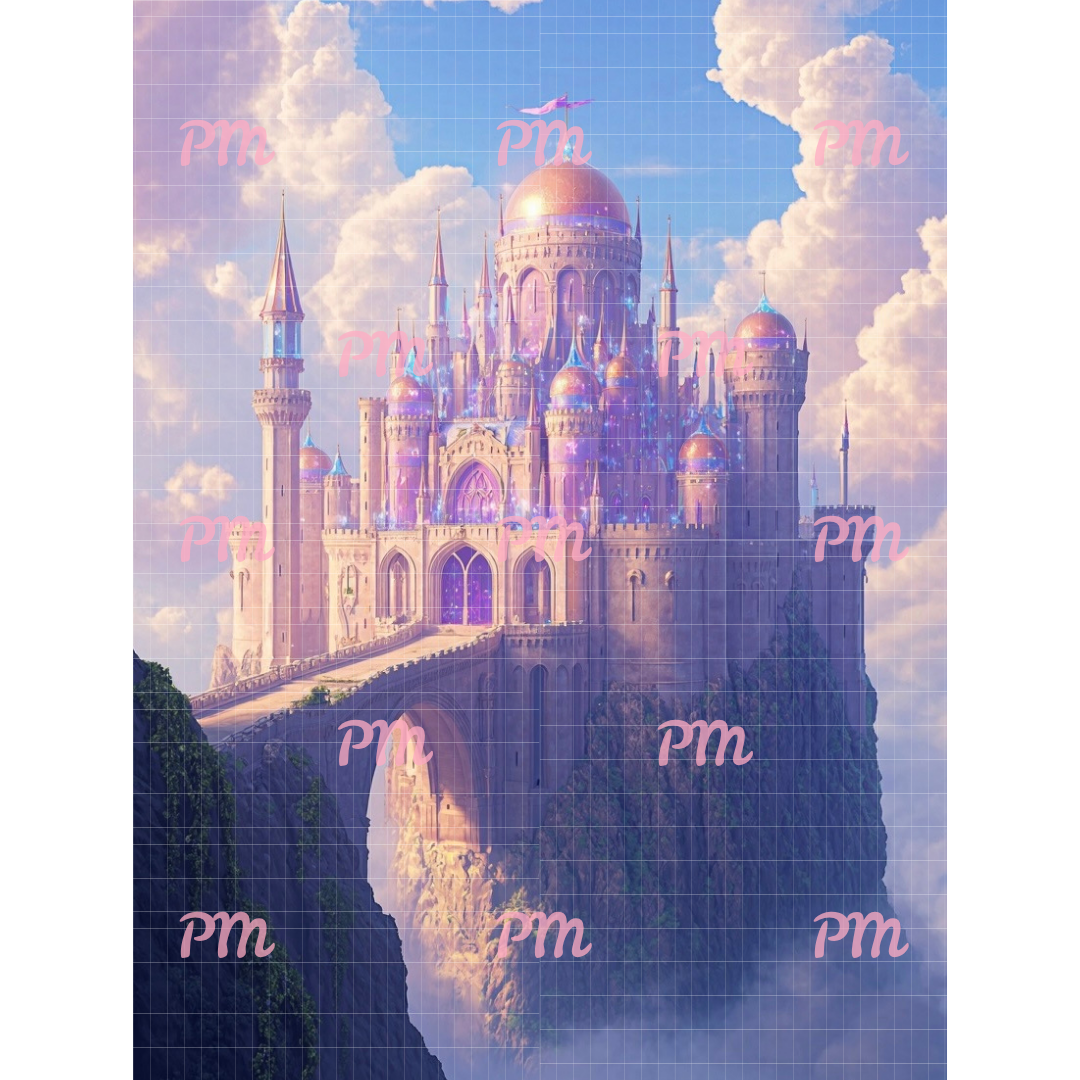Celestial Fortress: Diamond Painting Collection