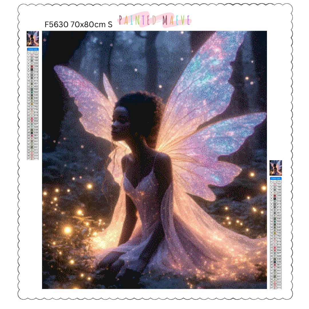 Glimmering Fairy Soul: Diamond Painting Collection