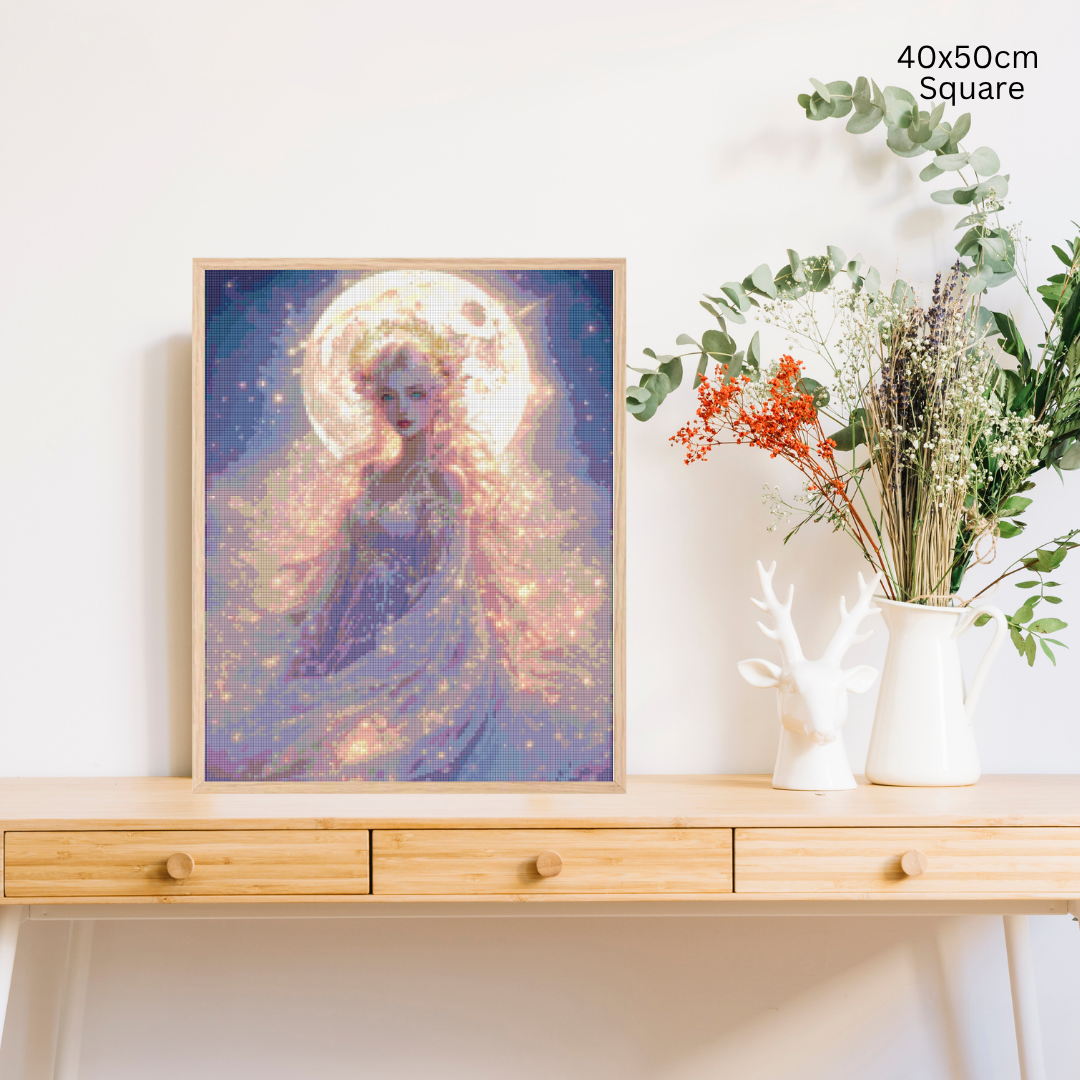 Moonlight Beauty: Diamond Painting Collection