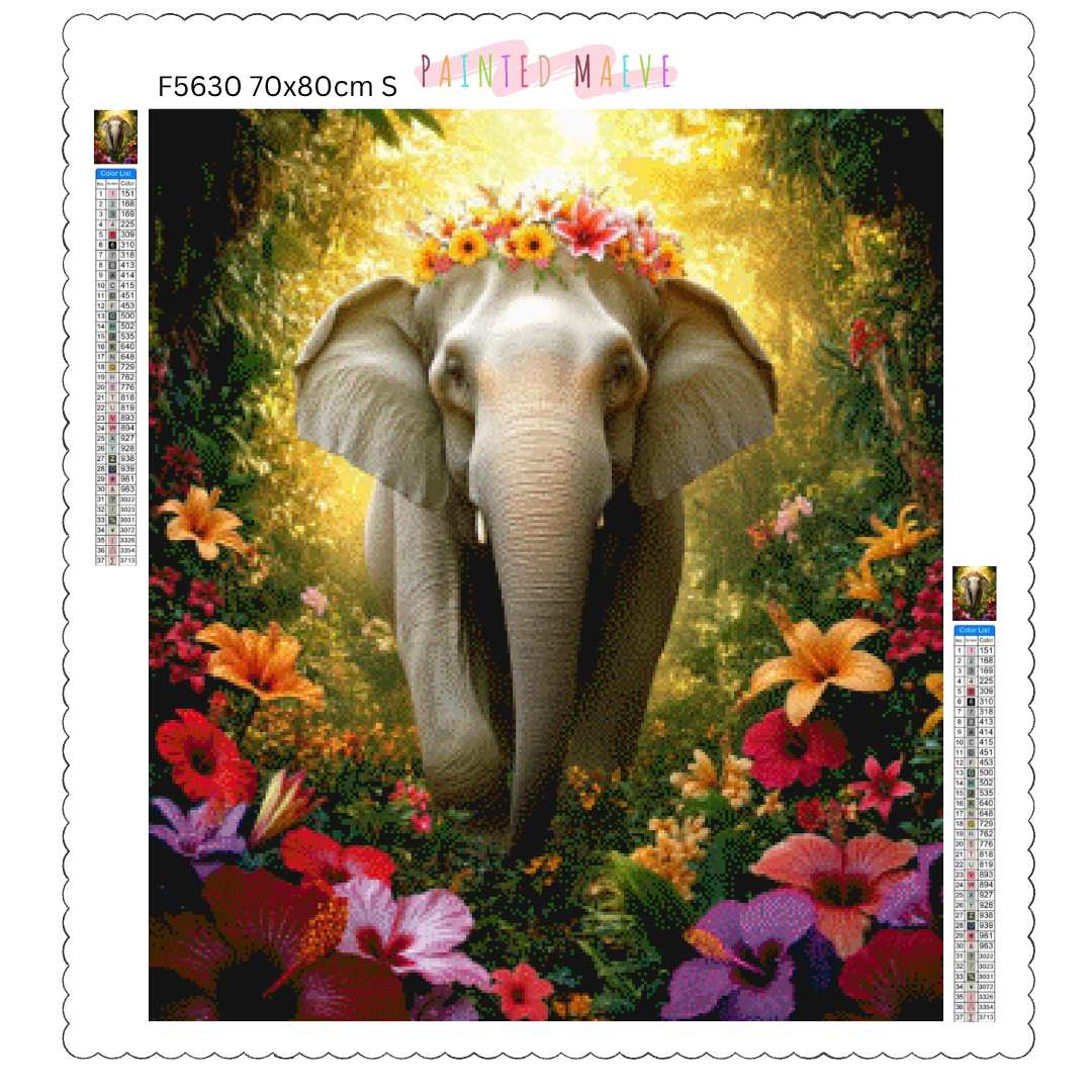 Blossoming Grace: Diamond Painting Collection