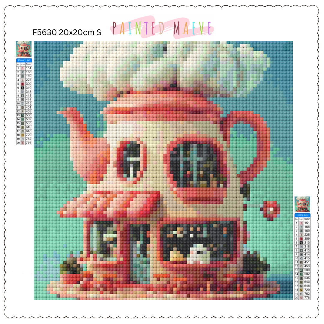 Tea Time Cafe: Diamond Painting Collection