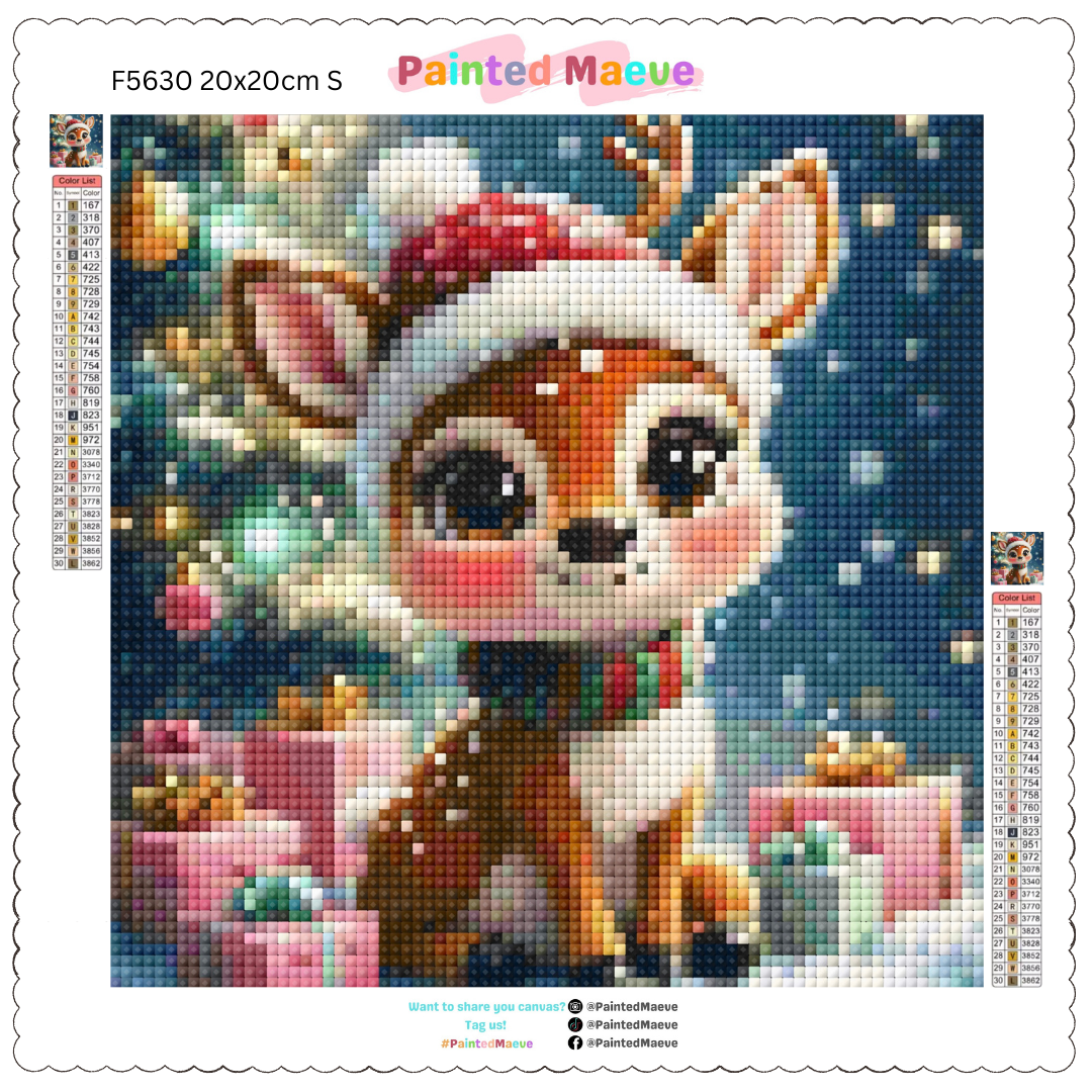 Gifts, Lights & Antlers: Diamond Painting Christmas Collection