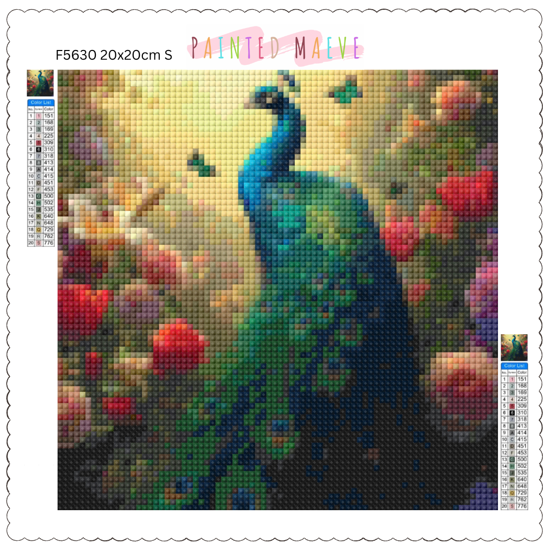 Regal Plumage: Diamond Painting Collection