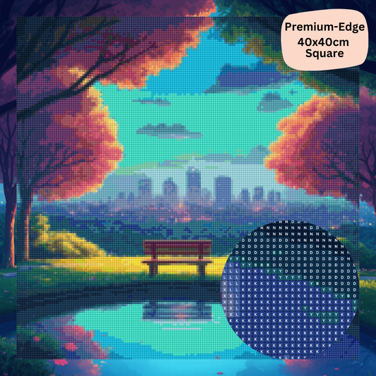 Evening in the Park: Diamond Painting Collection
