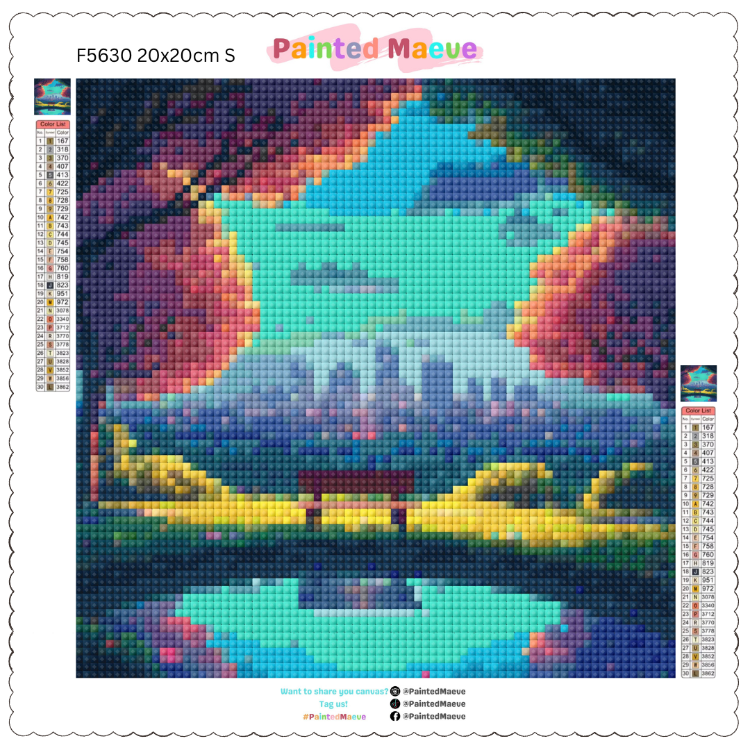 Evening in the Park: Diamond Painting Collection
