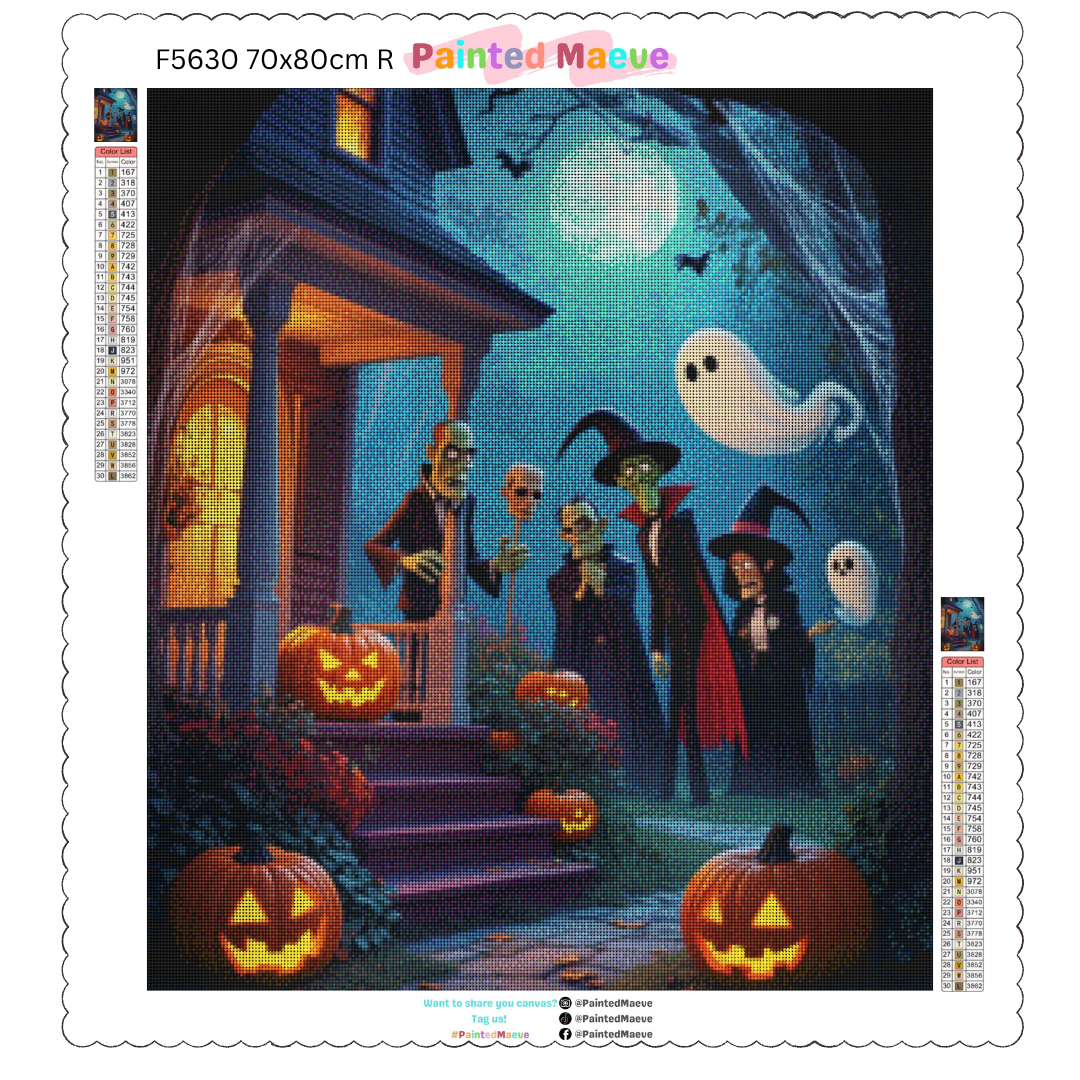 Monsters of Halloween: Diamond Painting Halloween Collection