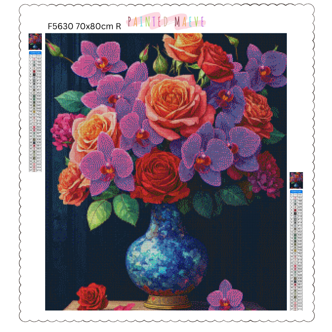 Timeless Bouquet: Diamond Painting Collection