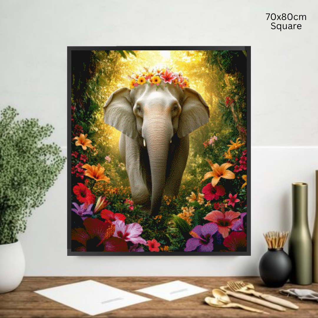 Blossoming Grace: Diamond Painting Collection