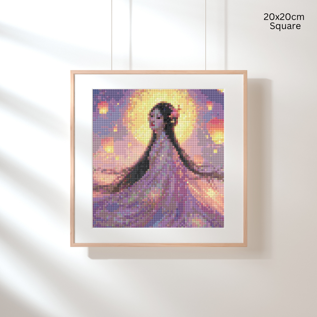 Lotus Princess: Diamond Painting Collection
