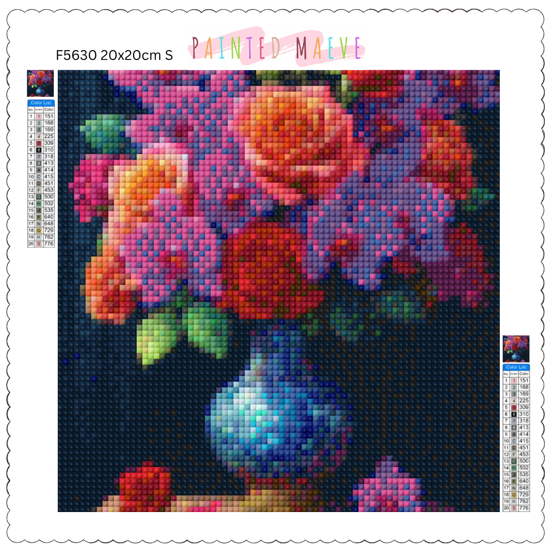 Timeless Bouquet: Diamond Painting Collection