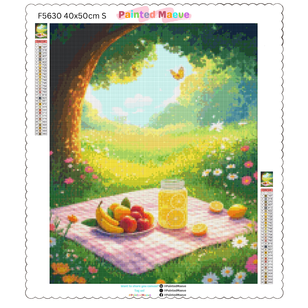 Picnic in the Meadow: Diamond Painting Collection