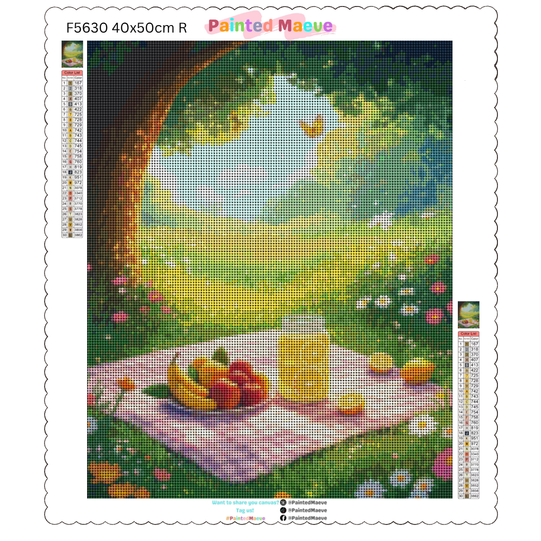 Picnic in the Meadow: Diamond Painting Collection