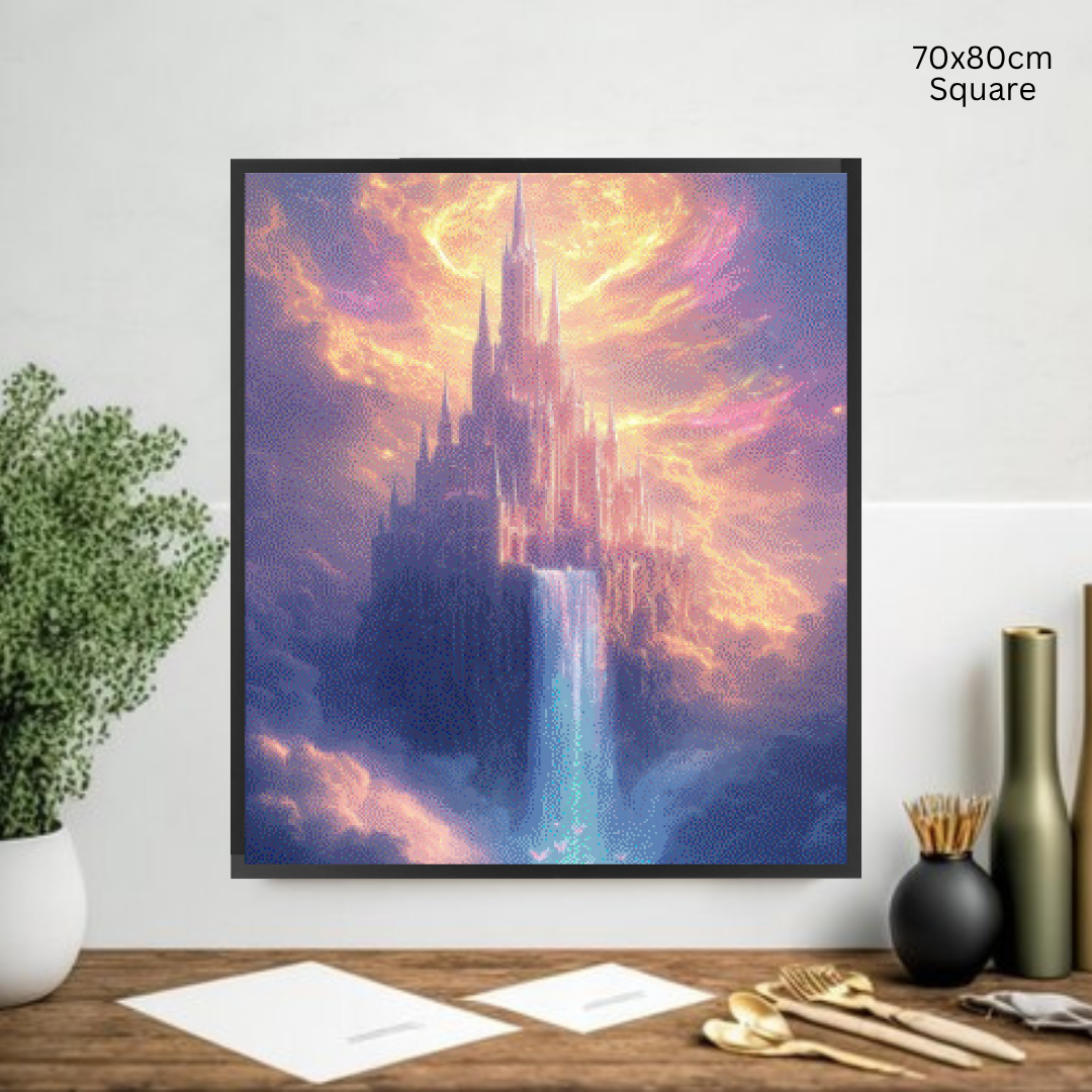 Castle in the Sky: Diamond Painting Collection
