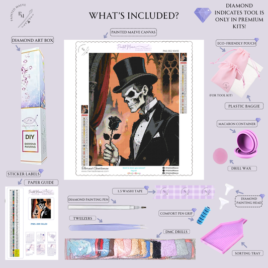 Thorned Gentleman: Diamond Painting Halloween Collection