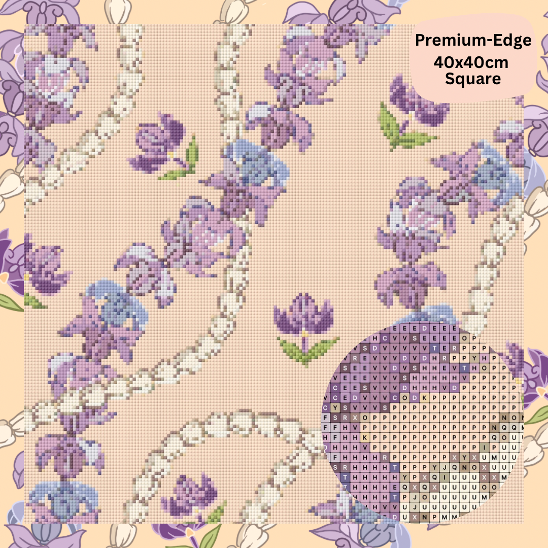 Crown Flower & Pikake: Diamond Painting Collection