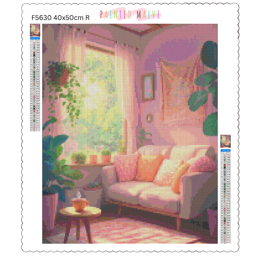 Sunlit Comfort: Diamond Painting Collection
