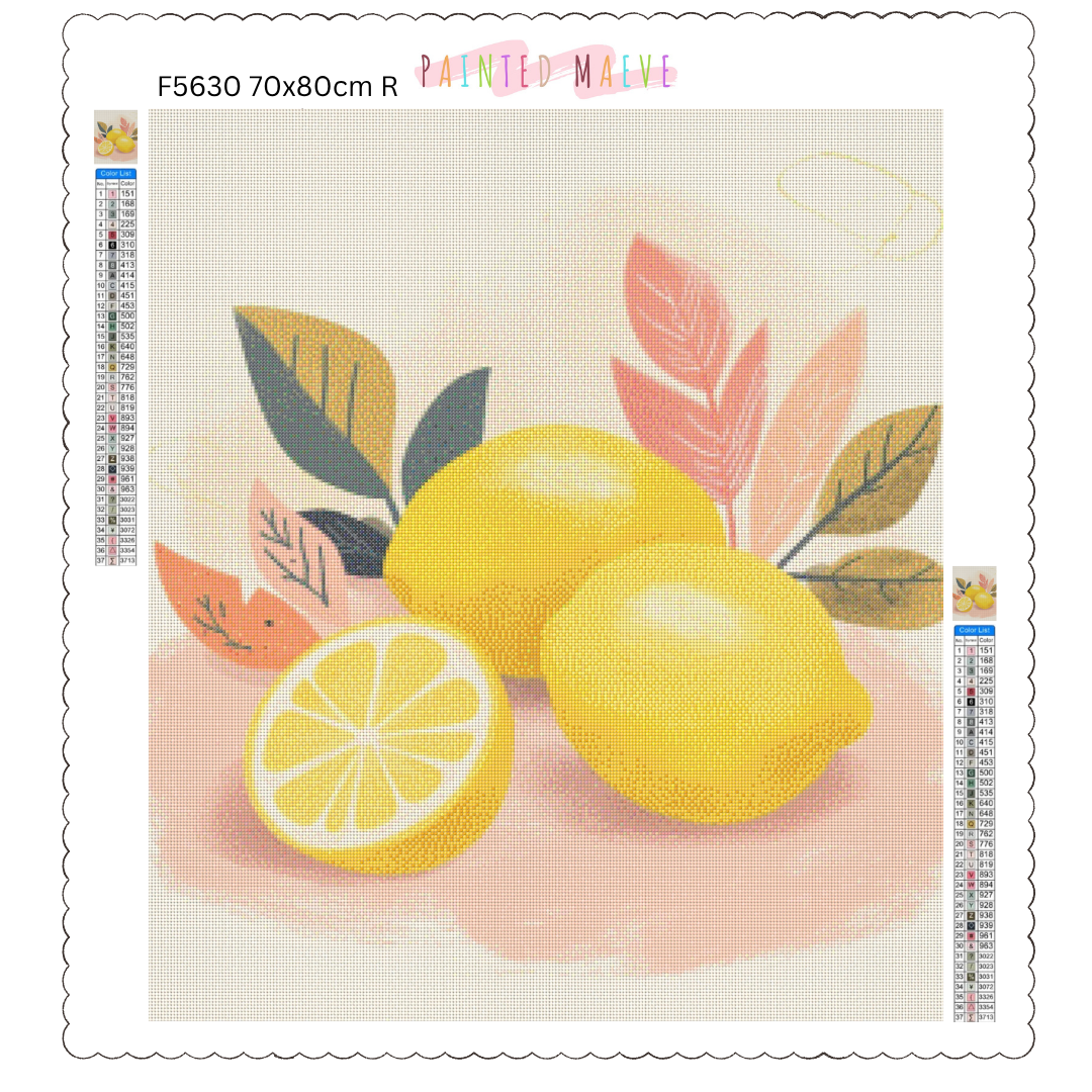Lemon Delight: Diamond Painting Collection